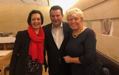 Zusammen mit Bundesarbeitsminister Hubertus Heil und meiner Kollegin Doris Barnett (Bild aus Vor-Corona-Zeiten)