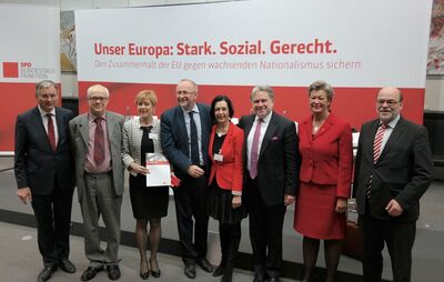 Präsentation von unserem Positionspapier zum "Sozialen Europa"