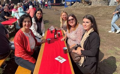 Frauenpower beim Pfalztreffen der SPD auf Burg Lichtenberg.