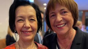 Zusammen mit Ulla Schmidt, Präsidentin der Lebenshilfe Deutschland