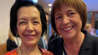 Zusammen mit Ulla Schmidt, Präsidentin der Lebenshilfe Deutschland